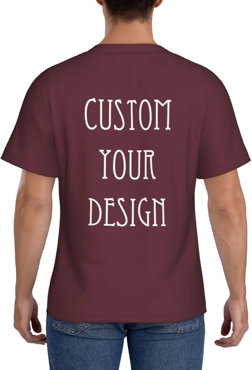 Футболка Custom T Shirts 4-Side Printable с логотипом — фото 2