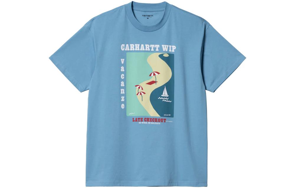 

Carhartt WIP Футболка SS23 мужская синяя, Синий, Carhartt WIP Футболка SS23 мужская синяя