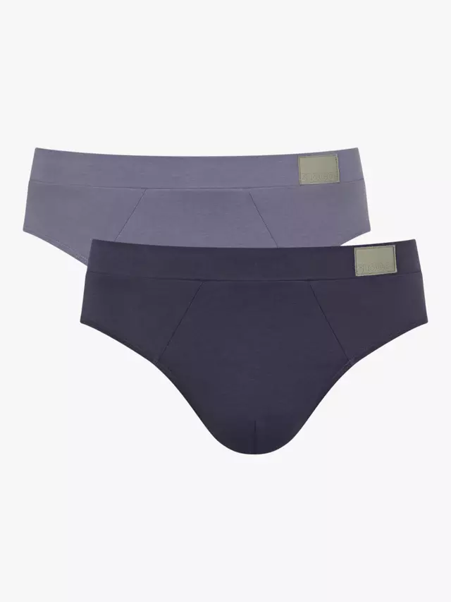

Трусы sloggi Go Natural 2 шт, цвет dark grey/blue