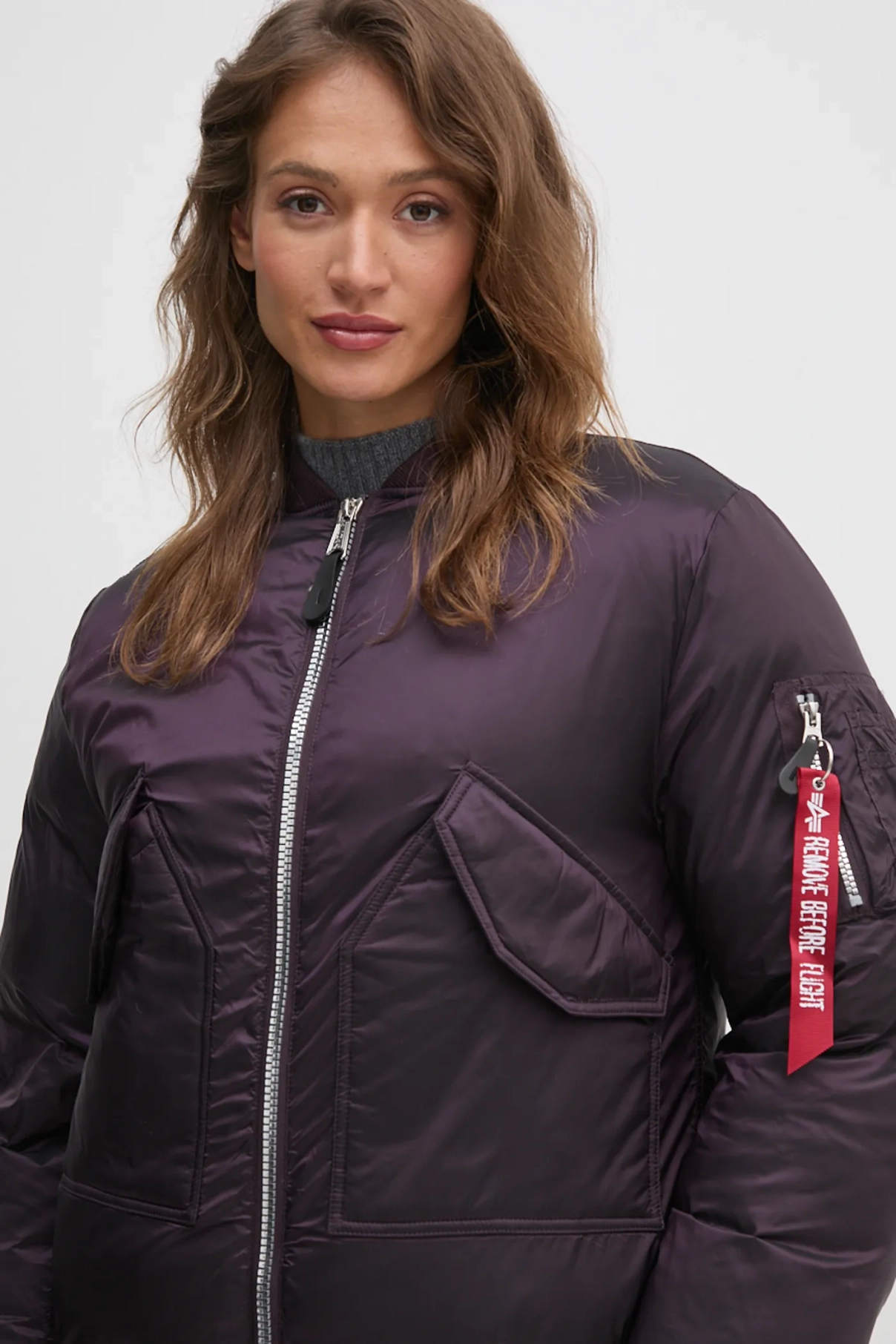 

Куртка Alpha Industries, фиолетовый