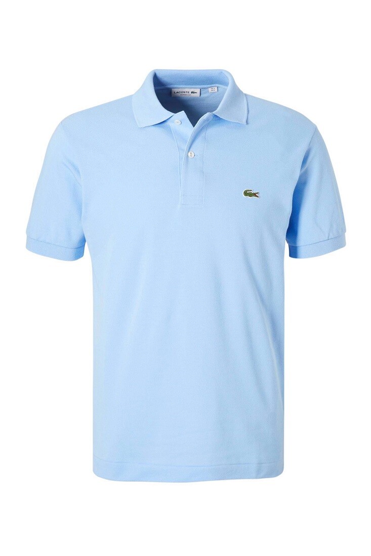 

Легкая рубашка поло polo ss l1212 classic fit Lacoste, синий
