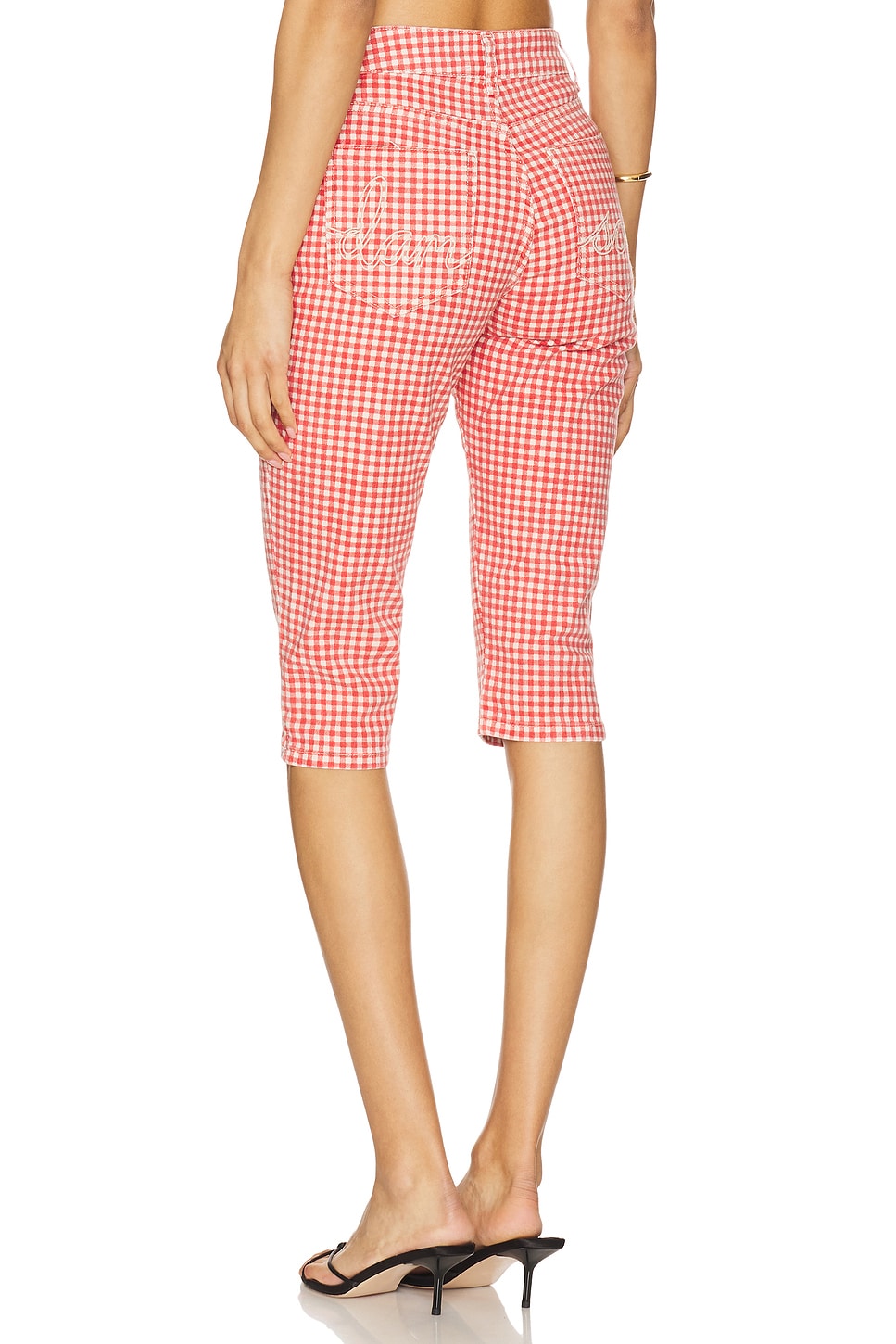 

Джинсы капри Damson Madder, red gingham