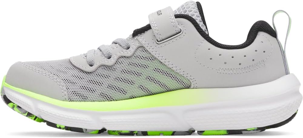 

Детские кроссовки Under Armour Assert 10 с альтернативной застежкой, черный/зеленый/серый