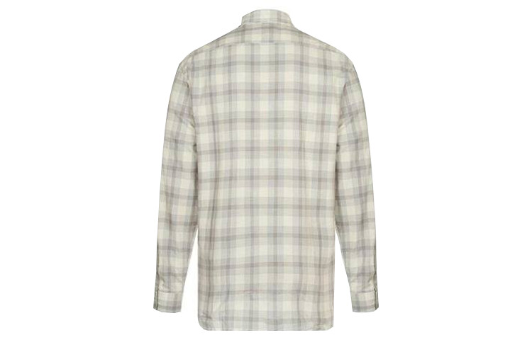 Рубашка мужская Burberry светло-серый, серый — фото 2
