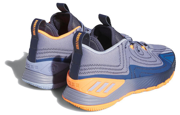 Кроссовки Adidas D Rose Son Of Chi 2.0 'Purple', серый — фото 4