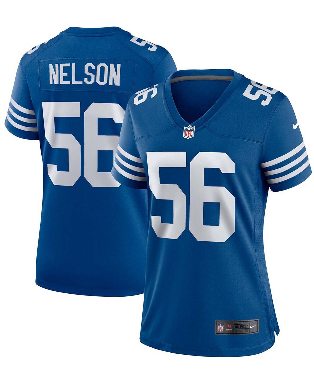 

Женская майка для альтернативной игры Quenton Nelson Royal Indianapolis Colts Nike