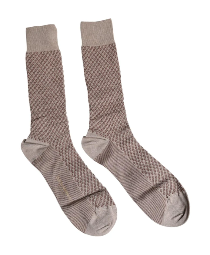 

Роскошные носки средней высоты с логотипом Dolce & Gabbana, коричневый