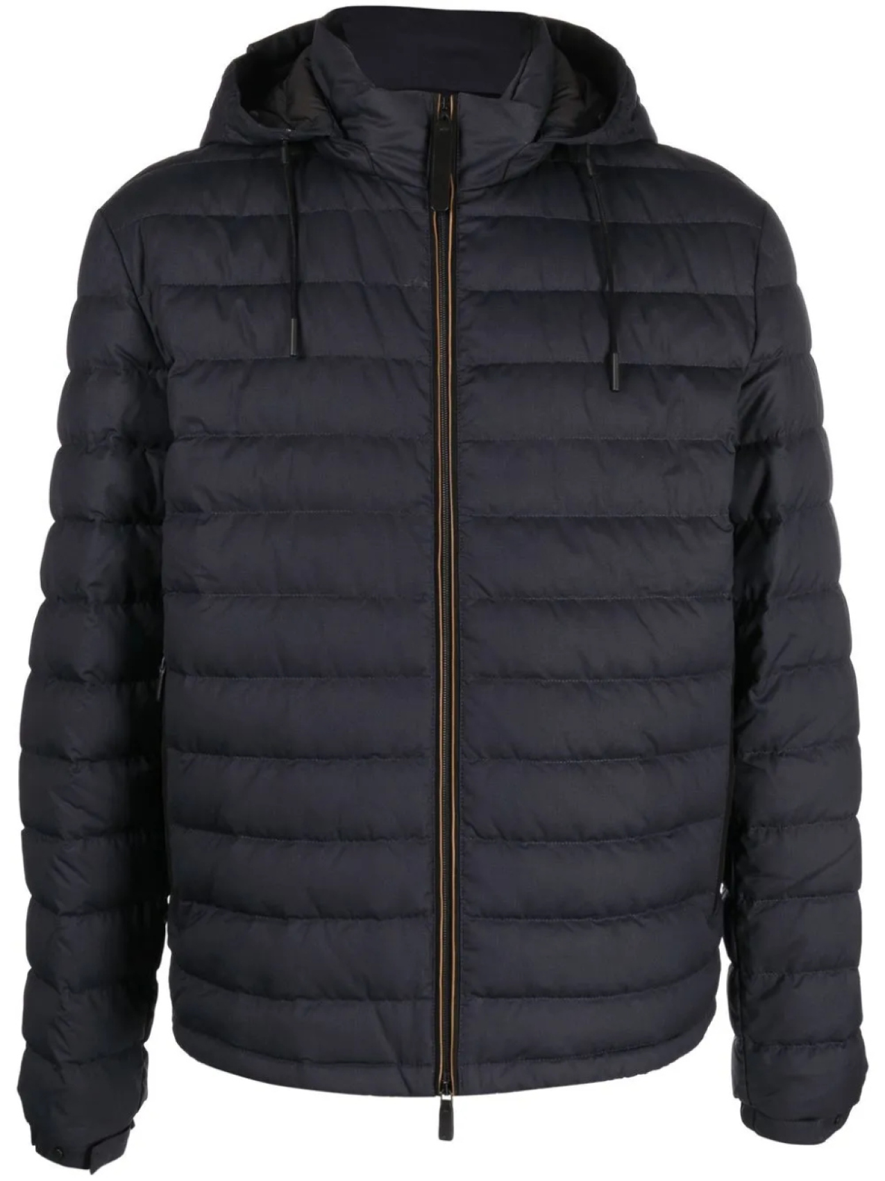 

Zegna пуховик с капюшоном, синий