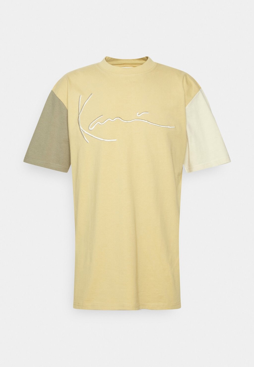 

Принт на футболке SIGNATURE BLOCK TEE UNISEX Karl Kani, бежевый