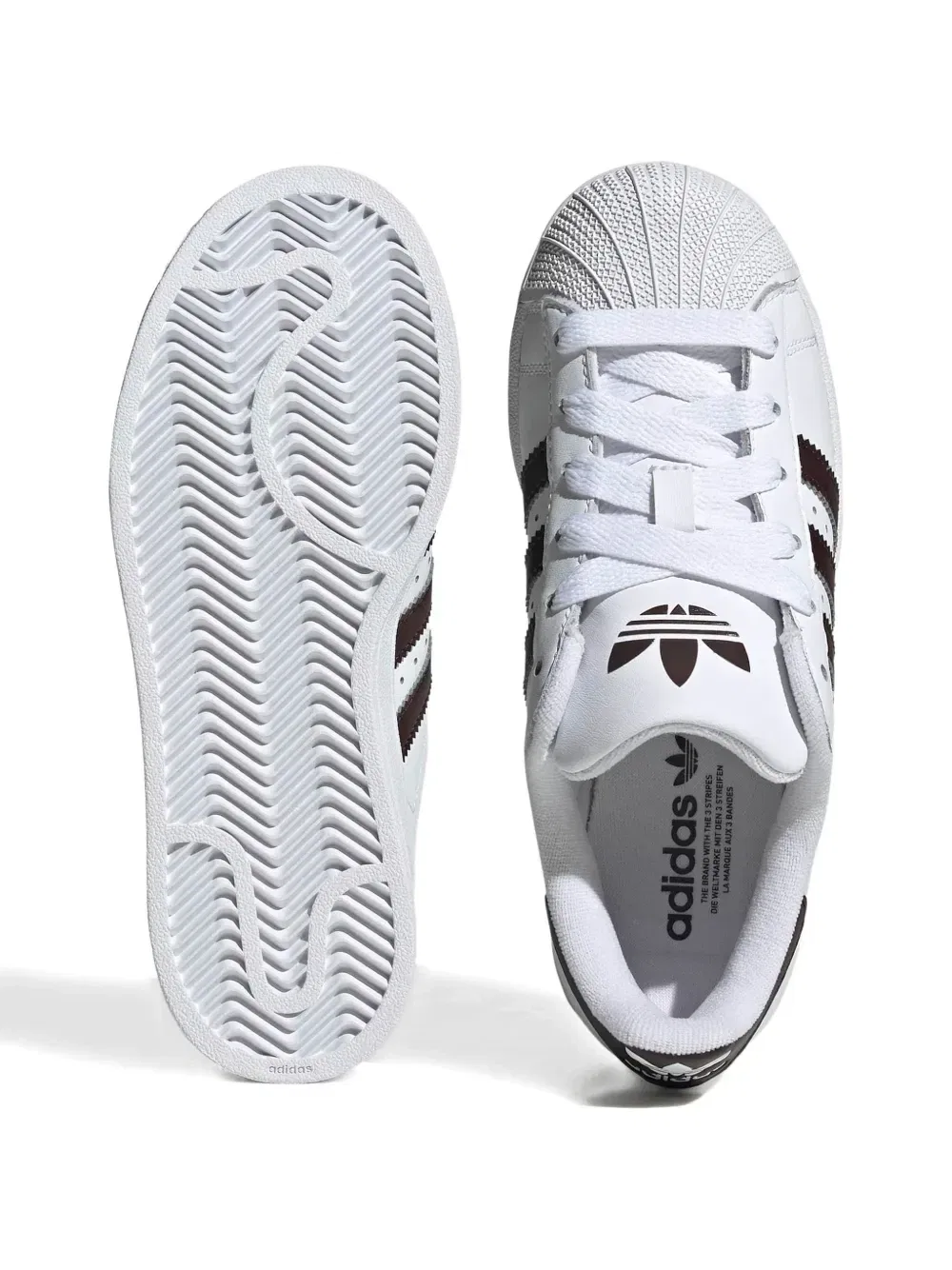 Кроссовки Superstar II Adidas Kids, белый — фото 4