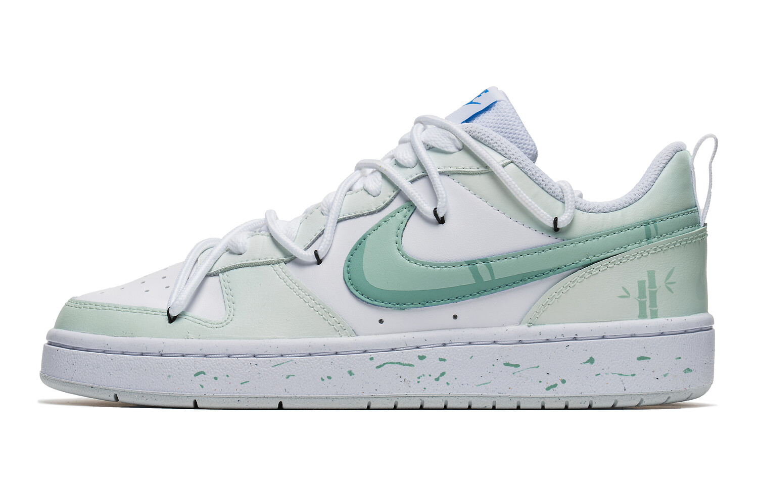 

Кроссовки Nike Court Borough Series Skateboard Shoes Women's Low-Top Green White