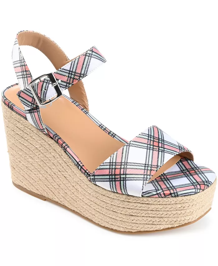 Женские эспадрильи на платформе с клином Pearrl Journee Collection, зеленый