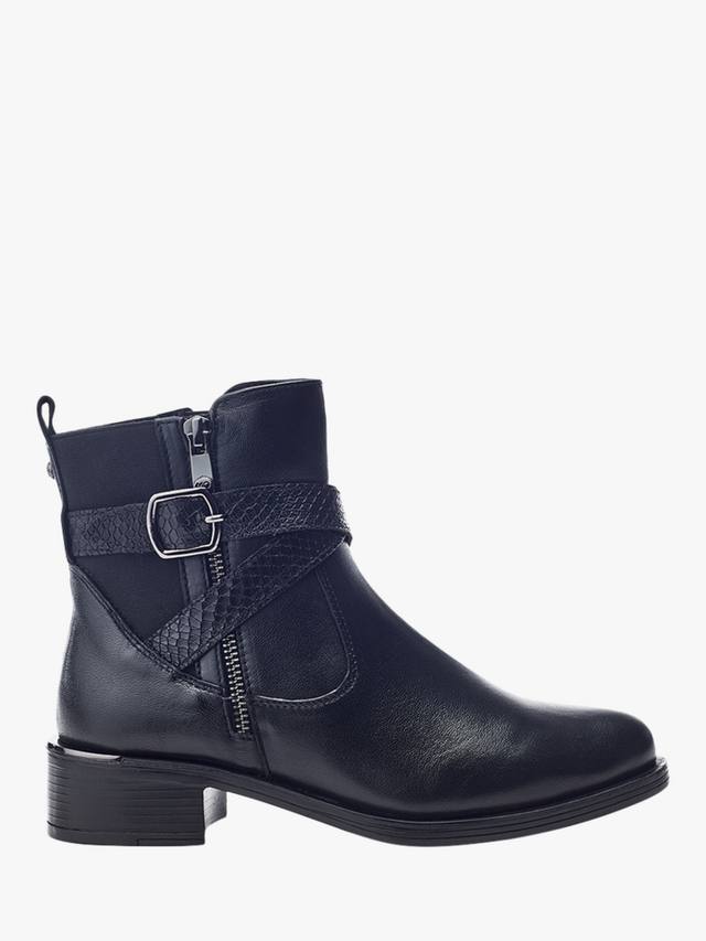 Кожаные ботинки Oloron до щиколотки Moda in Pelle, Black