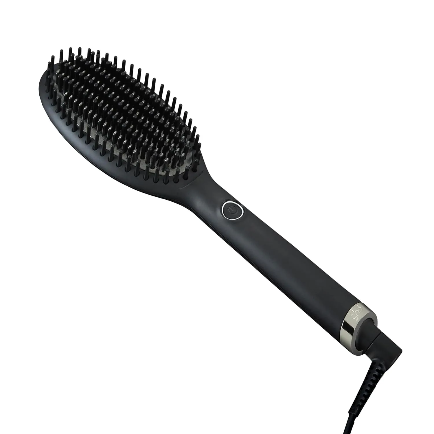 Щетка для волос ghd Glide & Rise с горячим воздухом - для придания объема, выпрямления и разглаживания волос, безопасная укладка на 365 градусов и автоматический спящий режим., Black