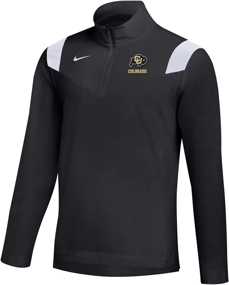 

Черная мужская тренерская куртка с молнией на четверть длины Nike Colorado Buffaloes