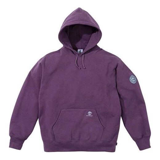 

Толстовка x timberland hooded sweatshirt 'purple white' Supreme, фиолетовый