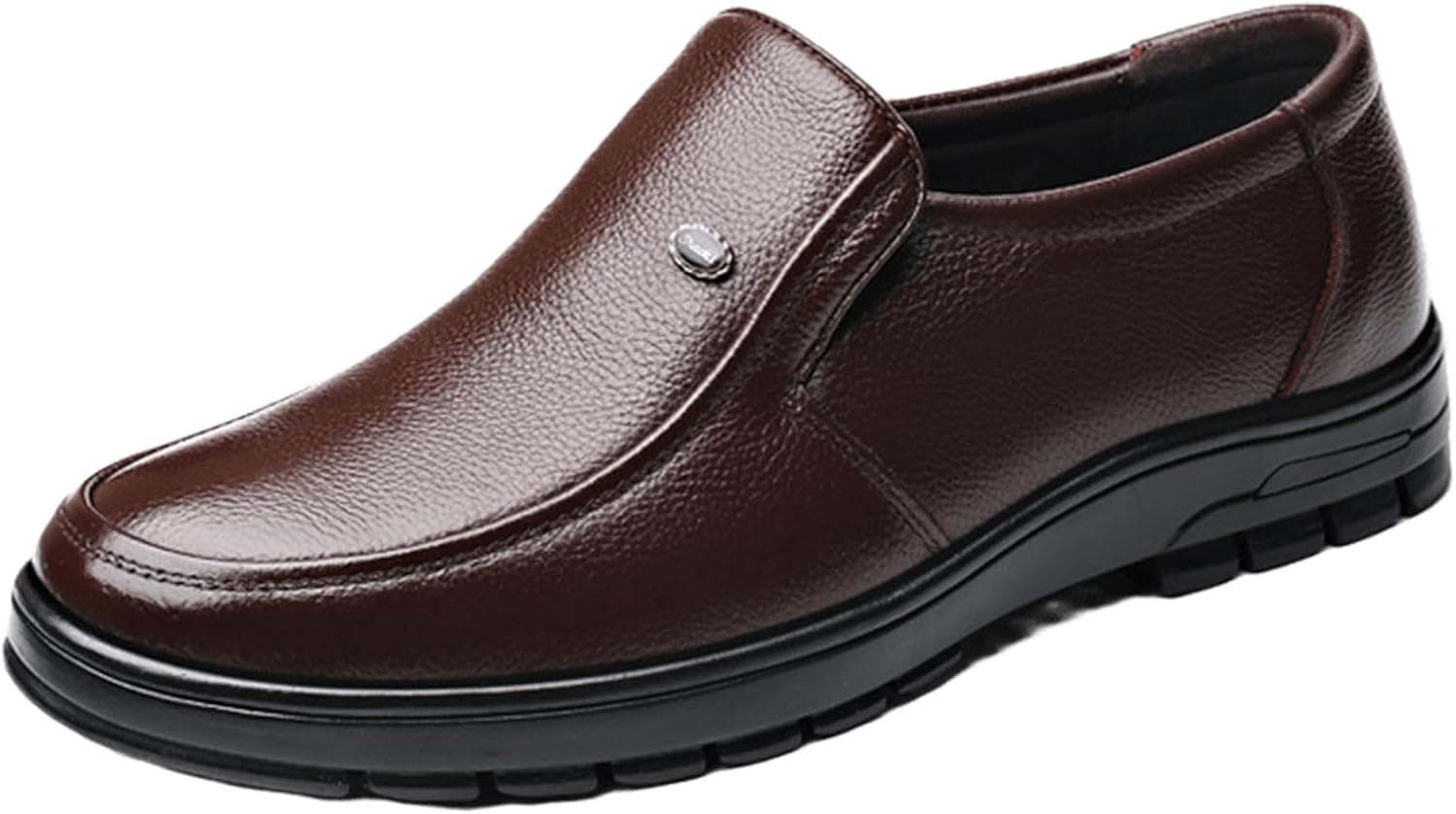 

Мужские классические туфли ADMLZQQ из кожи, оксфорды, деловые дерби, коричневый