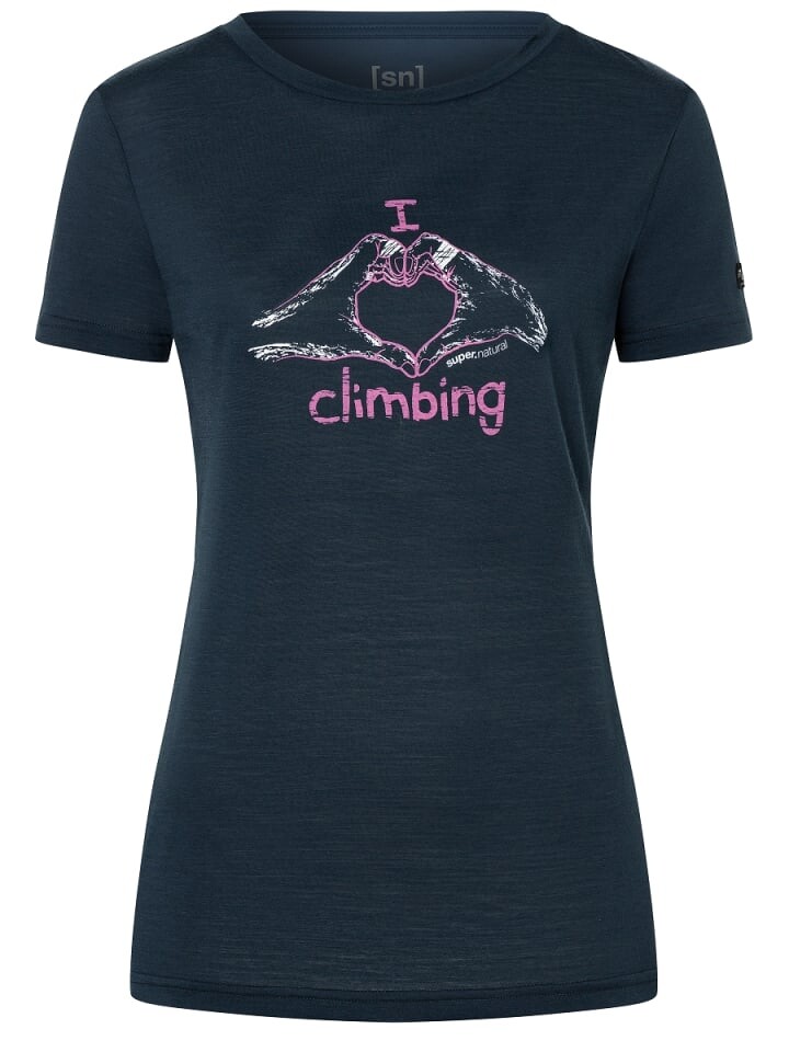

Спортивная футболка supernatural I LOVE CLIMBING, синий