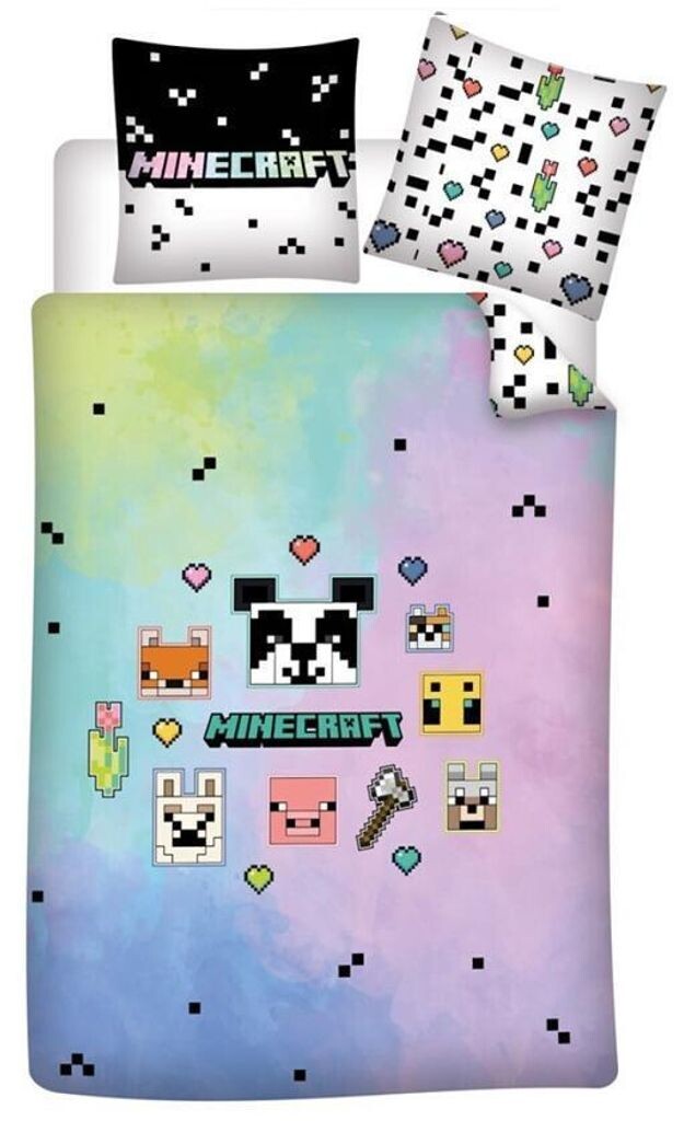 

Пододеяльник Minecraft полиэстер 140 х 200 см - 63 х 63 см Aymax