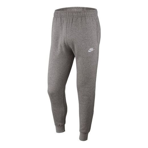 

Брюки club sweat fleece casual sports long pants gray dark gray Nike, серый