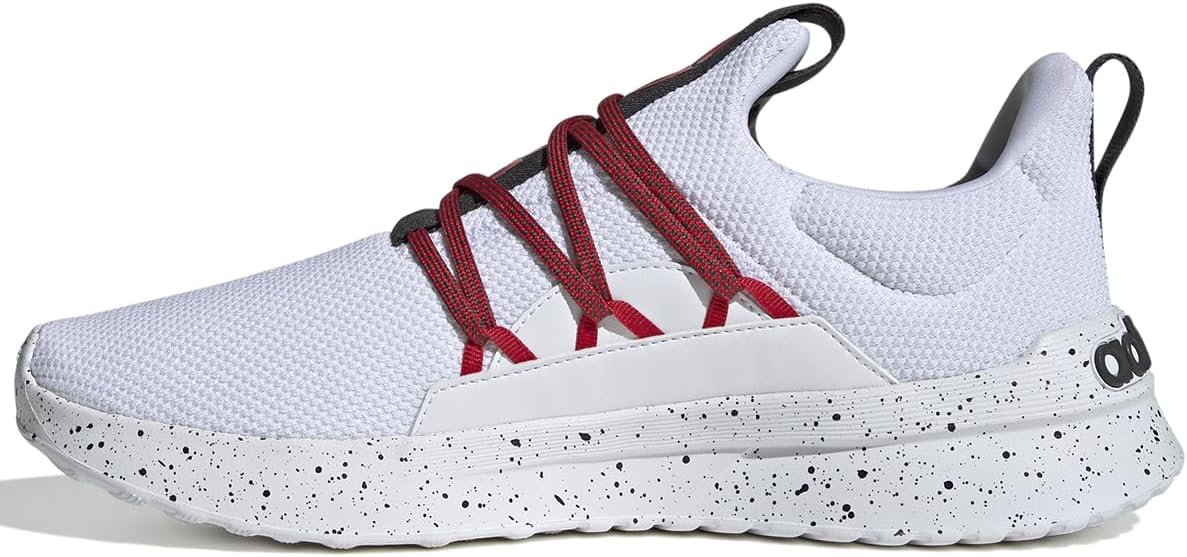 Мужские кроссовки Adidas Lite Racer Adapt 5.0, белый/серый/алый — фото 2