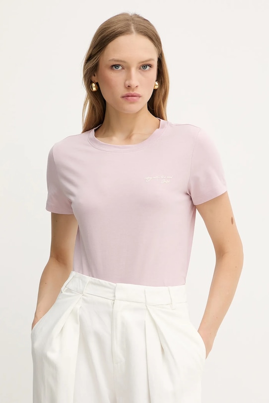 

Хлопковая футболка c_esogo_3 BOSS Orange, розовый