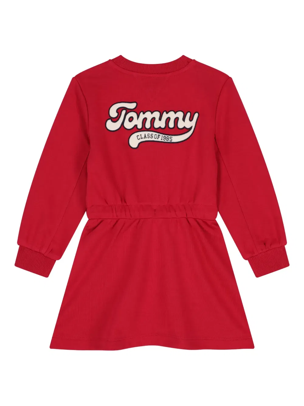 Платье-свитшот с логотипом Tommy Hilfiger Junior, красный — фото 2