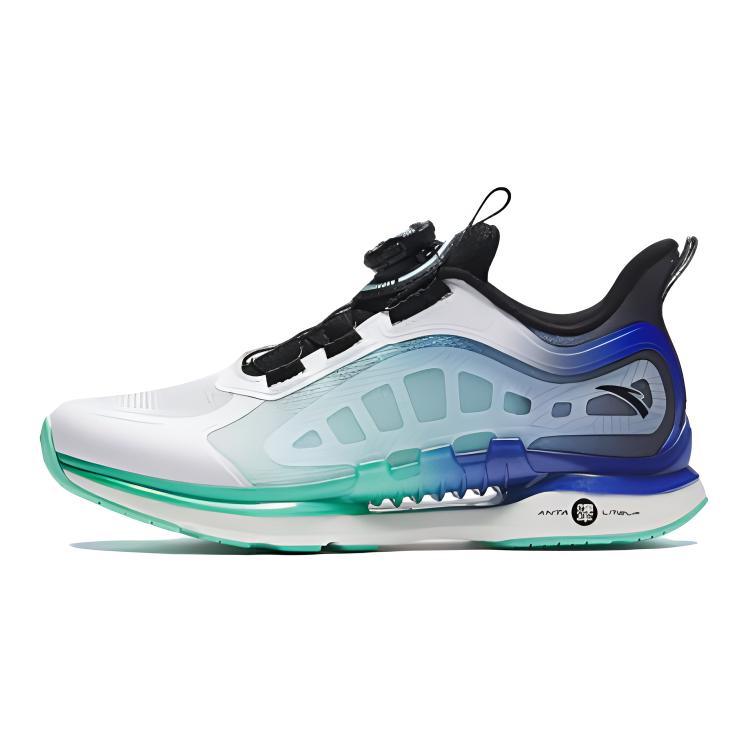 

Antakids Амортизация Chasing The Wind, износостойкие низкие детские кроссовки White Black Blue для подростков