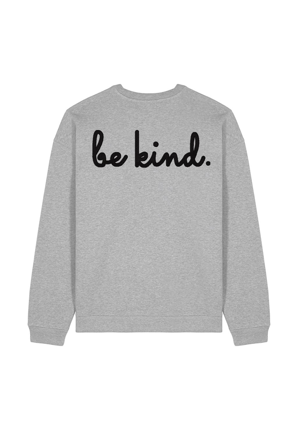 

Толстовка BE KIND BACK EMBROIDERY UNISEX OVERSIZE Mira Paris, пятнистый серый