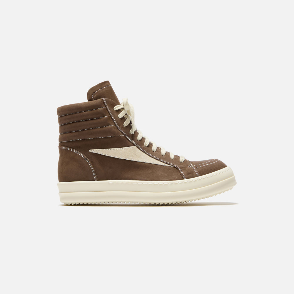 

Кроссовки Rick Owens Vintage High Sneaker, цвет Saddle/Milk/Milk