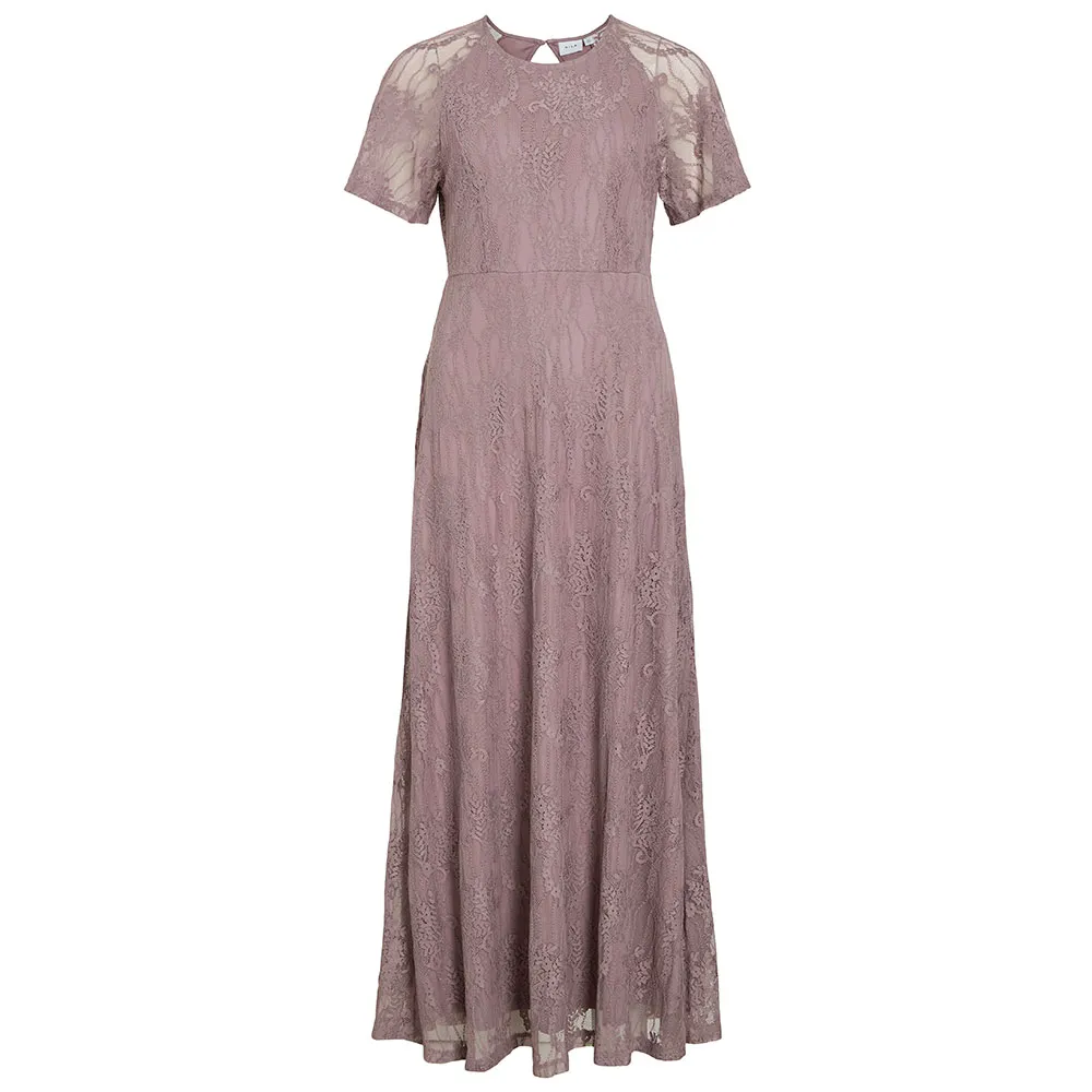 

Платье Vila Femma short sleeve long, фиолетовый