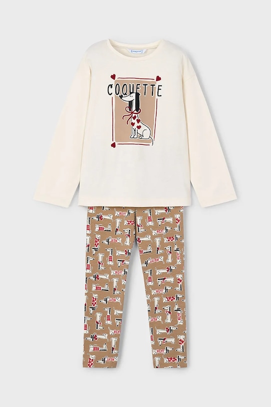 

Детский хлопковый комплект Mayoral, коричневый