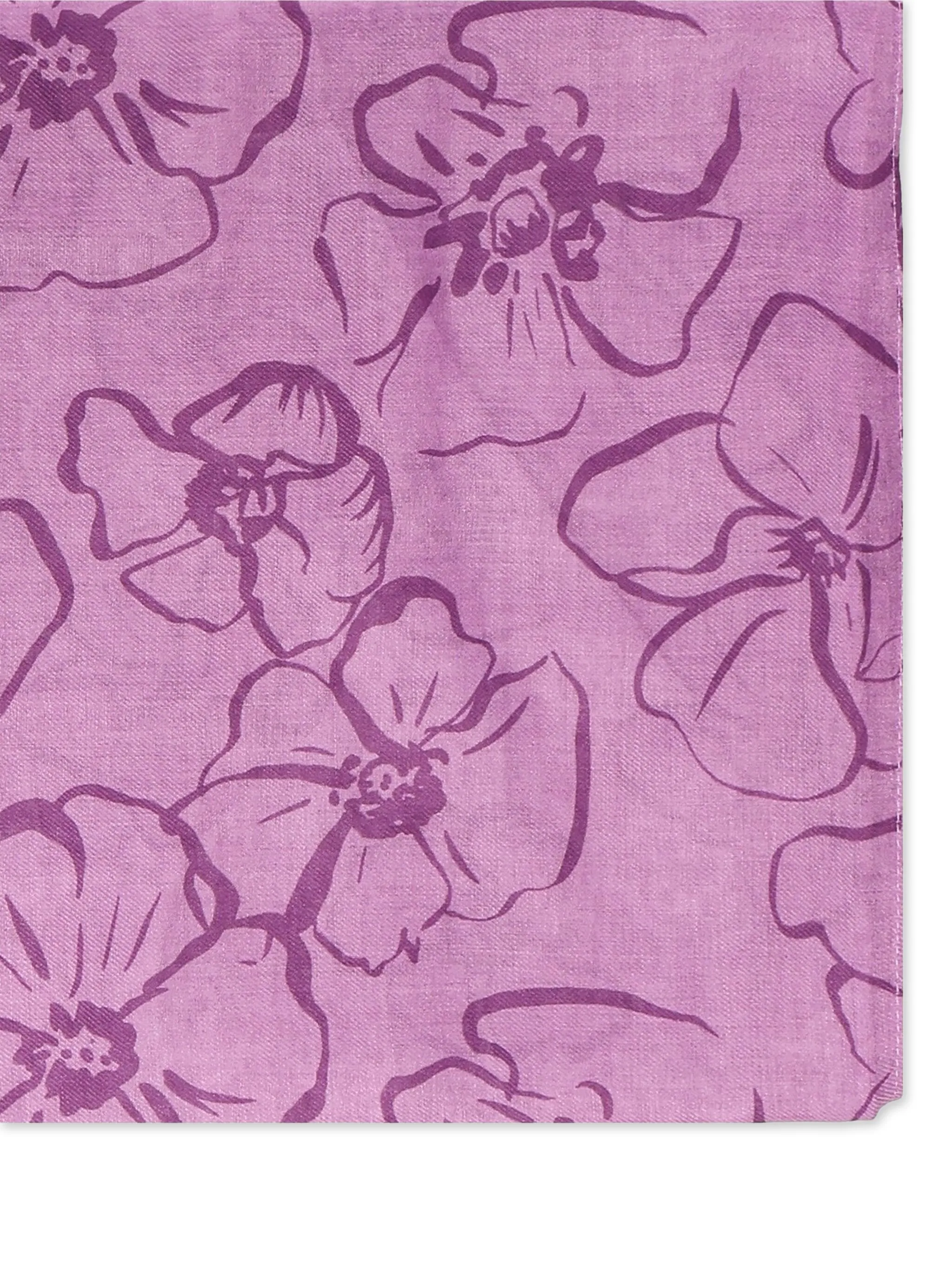 

Шарф с цветочным принтом V°73, фиолетовый