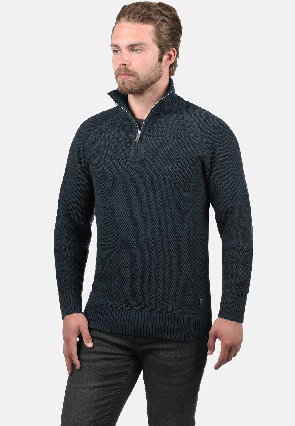 

Вязаный свитер BHTHOMPSON Blend, цвет dark navy
