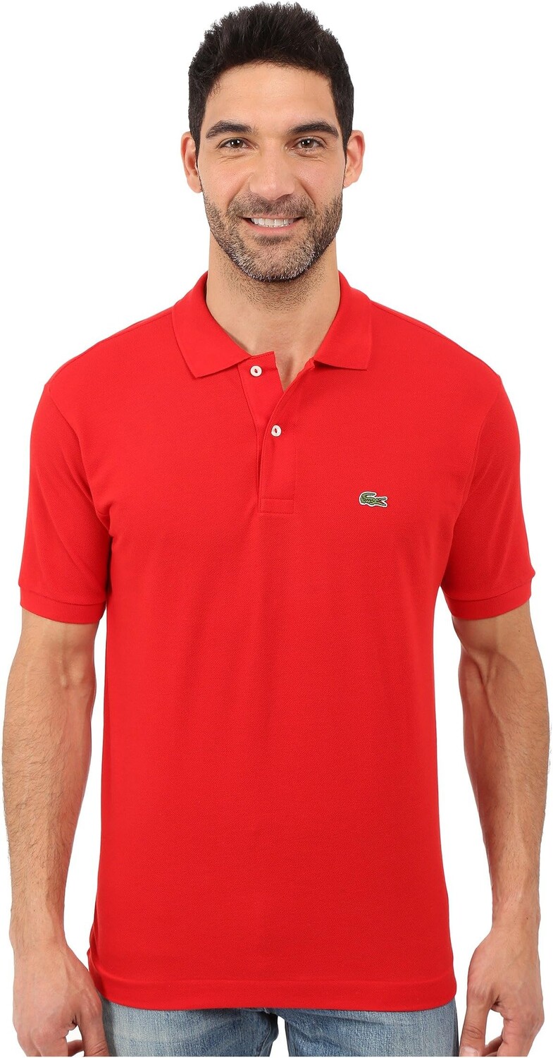 

Рубашка-поло L1212 Classic Pique Polo Shirt Lacoste, красный