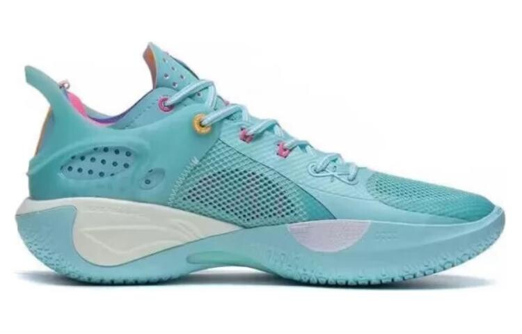 Кроссовки Li Ning Lining Fission 8, синий/розовый — фото 3