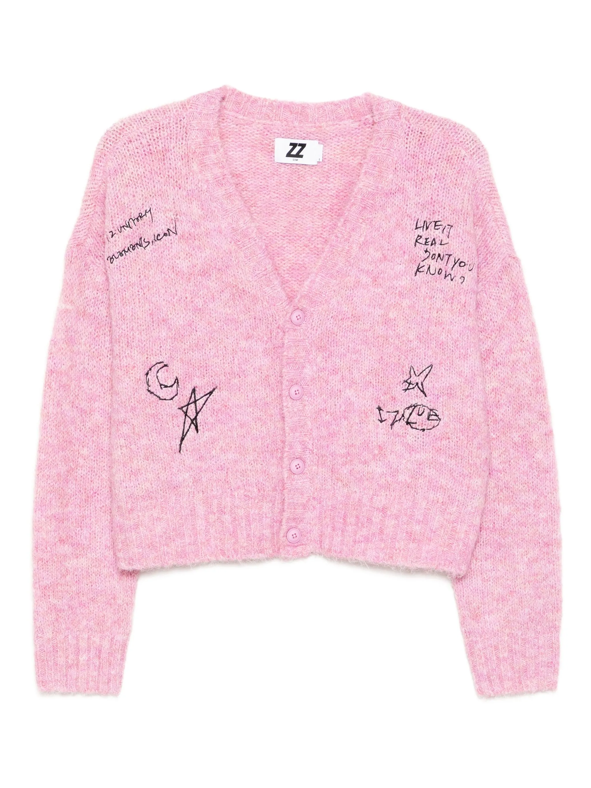 

Кардиган с вышивкой Izzue, розовый