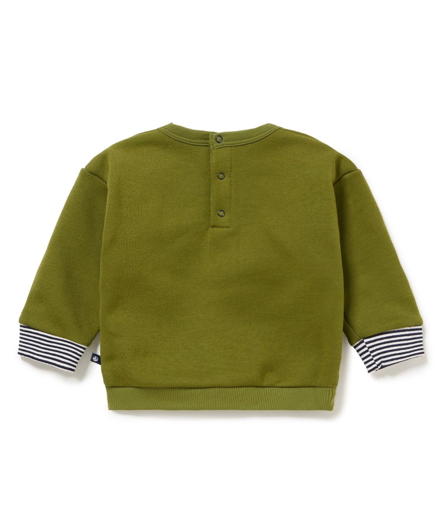 Пуловер из толстовки PETIT BATEAU, Khaki — фото 2