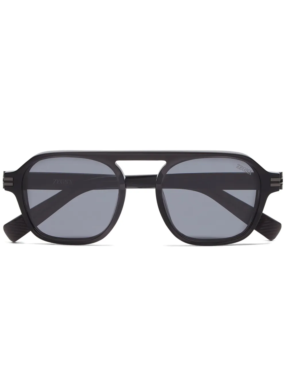 

Солнцезащитные очки-пилоты Aurora II Zegna, серый