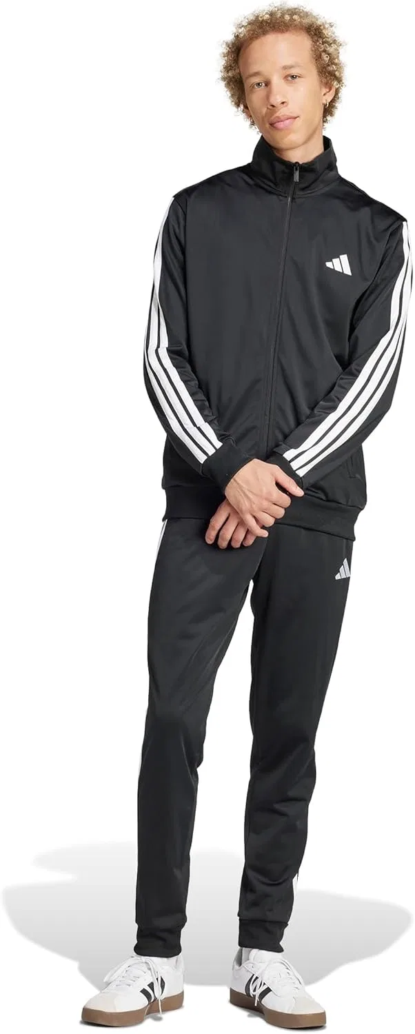 Спортивный костюм adidas Basic 3-Stripes Tricot, Black