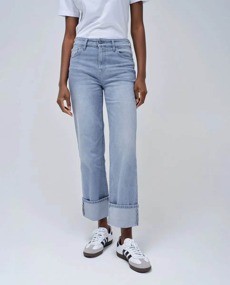 

Настоящие прямые женские джинсы Salsa Jeans, темно-серый