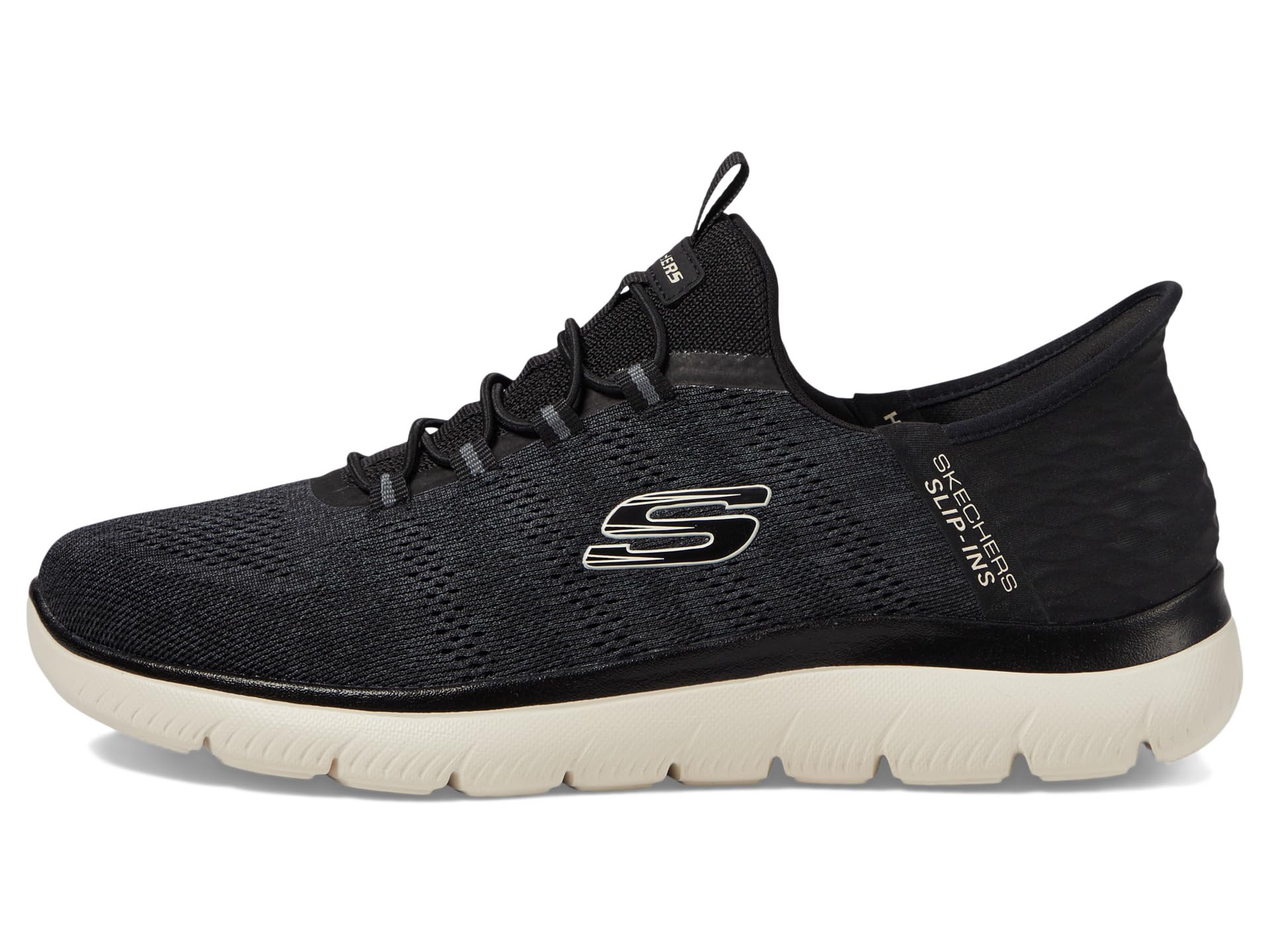 Кроссовки SKECHERS Summits Key Pace Hands Free Slip-In, черный — фото 4