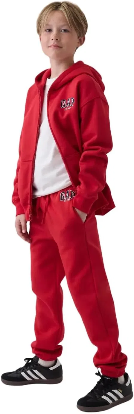 Спортивные брюки GAP Boys' Est. 1969 с логотипом, Modern Red Logo