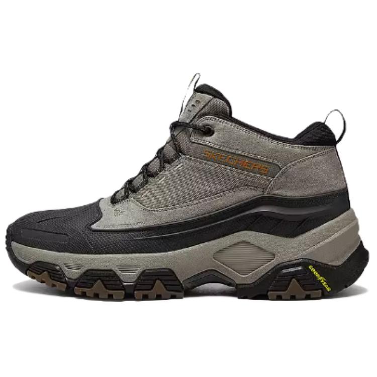 

Кроссовки Skechers OUTDOOR MENS Lifestyle Shoes Men Mid-top Grey/black, черный