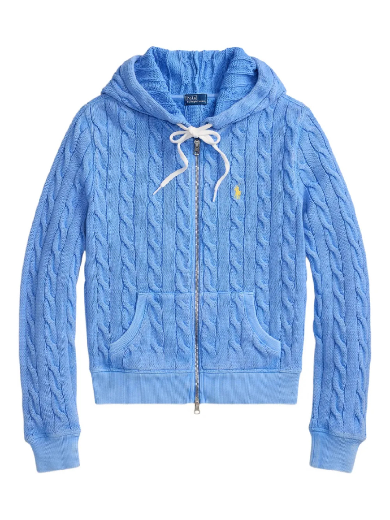 

Polo Ralph Lauren худи фактурной вязки, синий