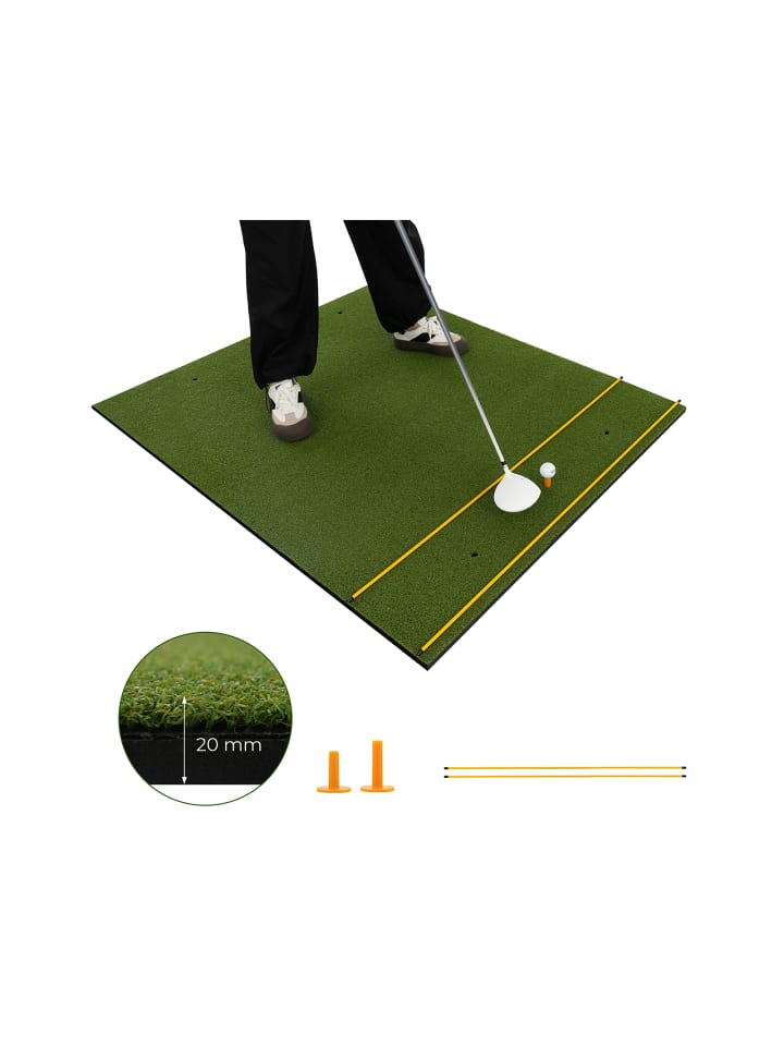 

COSTWAY Тренировочный коврик для гольфа 152х117 см, зеленый