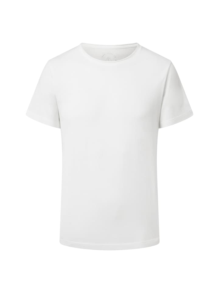 

Белая хлопковая футболка с круглым вырезом CASH-MERE.CH, Белый, Белая хлопковая футболка с круглым вырезом CASH-MERE.CH