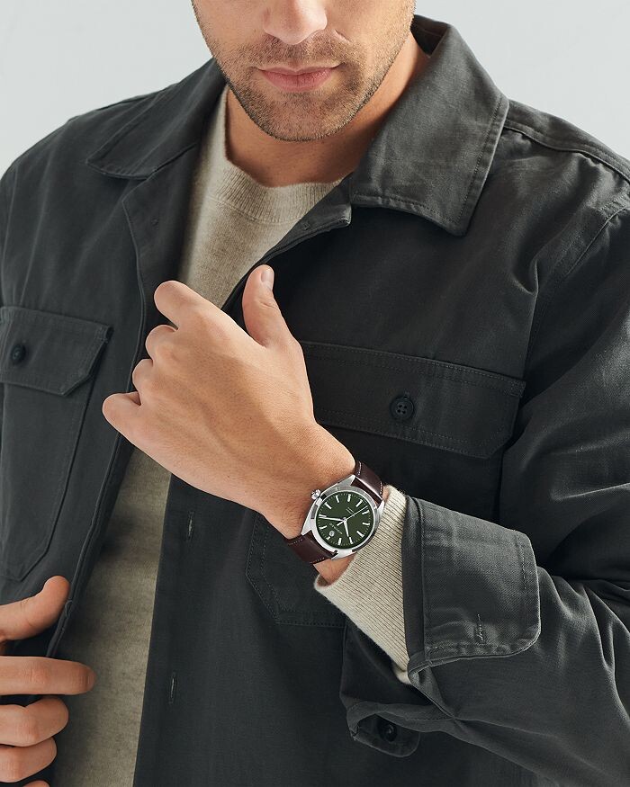 

Автоматические часы Movado Datron из нержавеющей стали, 40 мм, зеленый