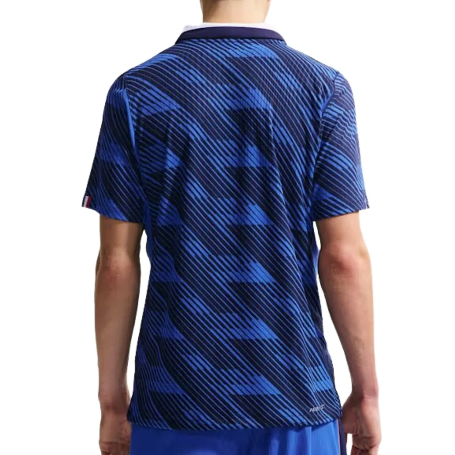 Домашняя футболка Nike FFF сезона 2026/27, аутентичная, цвет «Game Royal Blackened Blue White» — фото 2