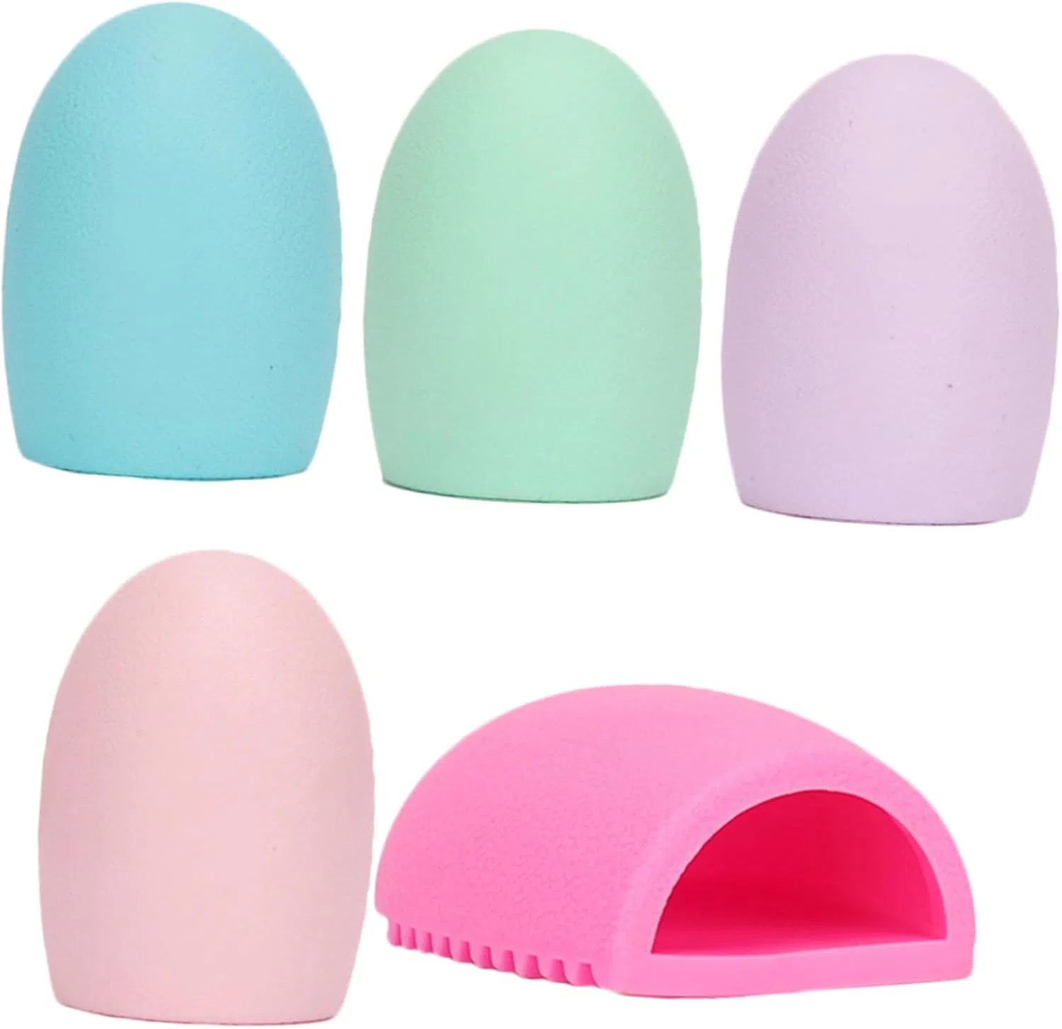 Силиконовый коврик для очистки кистей Beatifufu, 6 предметов, 8x5,5x3 см